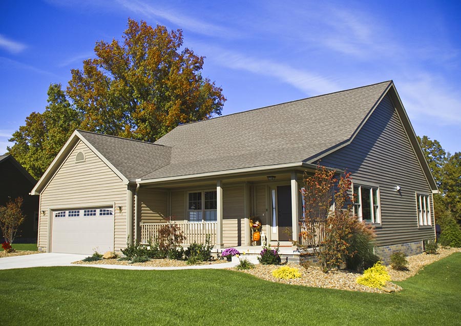 Custom cottage home built in The Back Bay At Arrowhead Lake in Columbiana Ohio